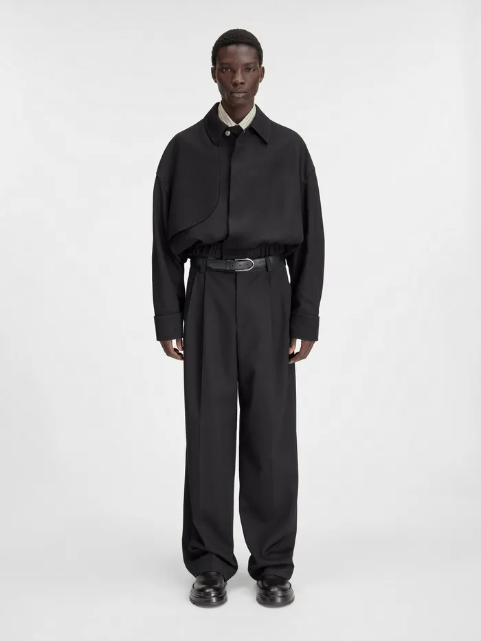 JACQUEMUS Coats and Jackets Trench Bomber Black 8211 Men