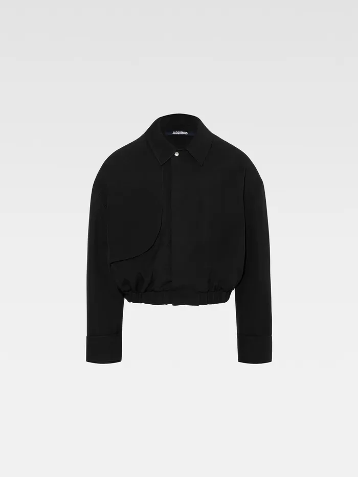 JACQUEMUS Coats and Jackets Trench Bomber Black 8211 Men