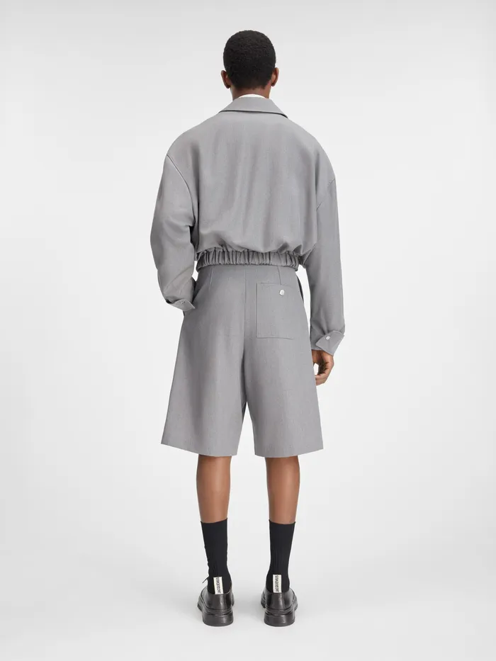 JACQUEMUS Coats and Jackets Trench Bomber Grey 8211 Men