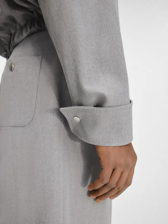 JACQUEMUS Coats and Jackets Trench Bomber Grey 8211 Men
