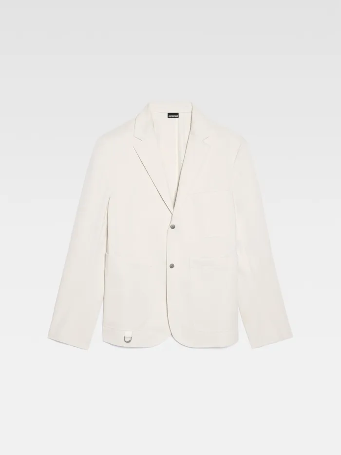 JACQUEMUS Coats and Jackets Workwear Blazer Beige 8211 Men
