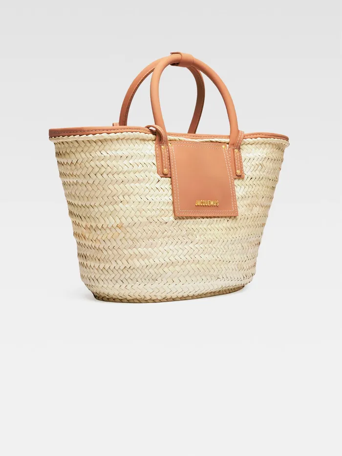 JACQUEMUS Crossbody and Handbags Beach Basket Bag Light Brown 8211 Women