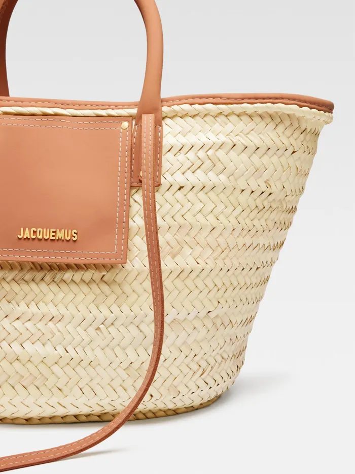 JACQUEMUS Crossbody and Handbags Beach Basket Bag Light Brown 8211 Women