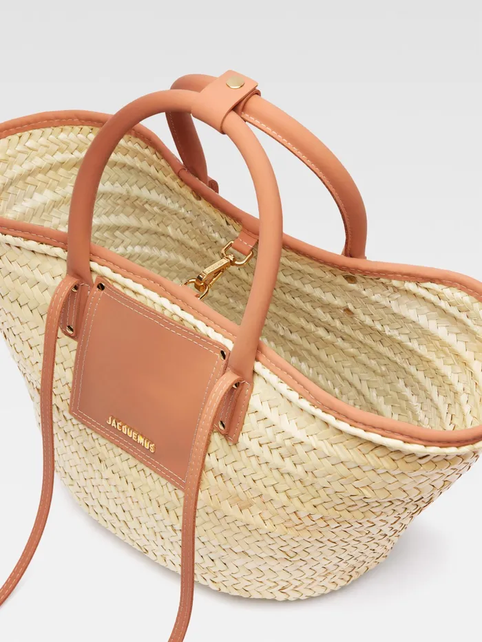 JACQUEMUS Crossbody and Handbags Beach Basket Bag Light Brown 8211 Women