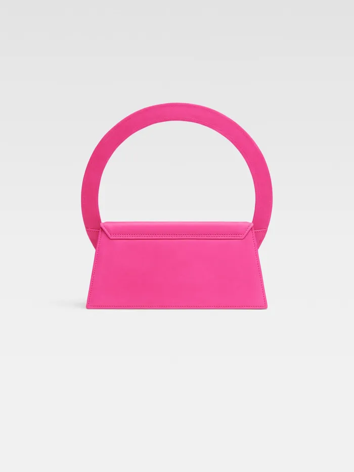 JACQUEMUS Crossbody and Handbags Circle Purse Dark Pink 8211 Women