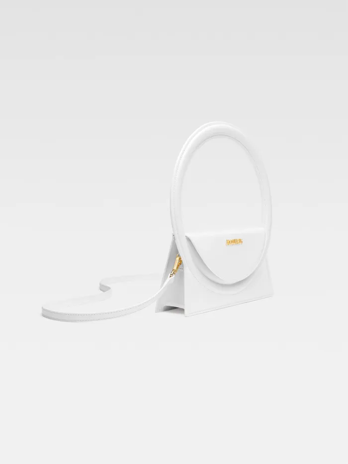 JACQUEMUS Crossbody and Handbags Circle Purse White 8211 Women