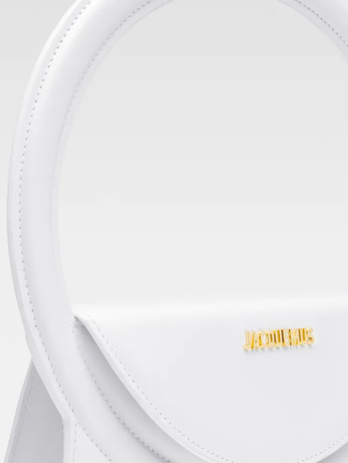 JACQUEMUS Crossbody and Handbags Circle Purse White 8211 Women