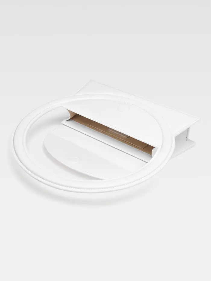JACQUEMUS Crossbody and Handbags Circle Purse White 8211 Women