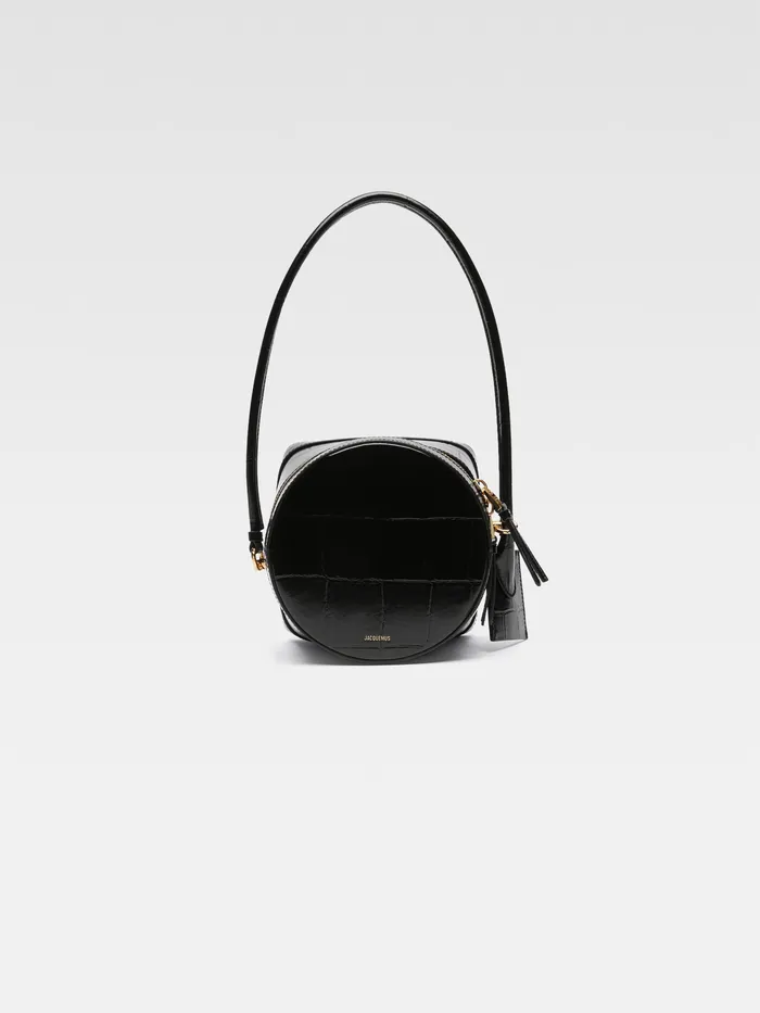 JACQUEMUS Crossbody and Handbags Circular Case Bag Black 8211 Women