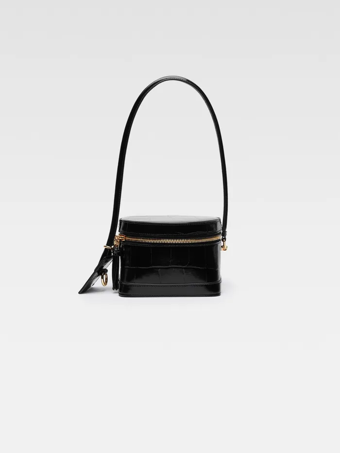 JACQUEMUS Crossbody and Handbags Circular Case Bag Black 8211 Women