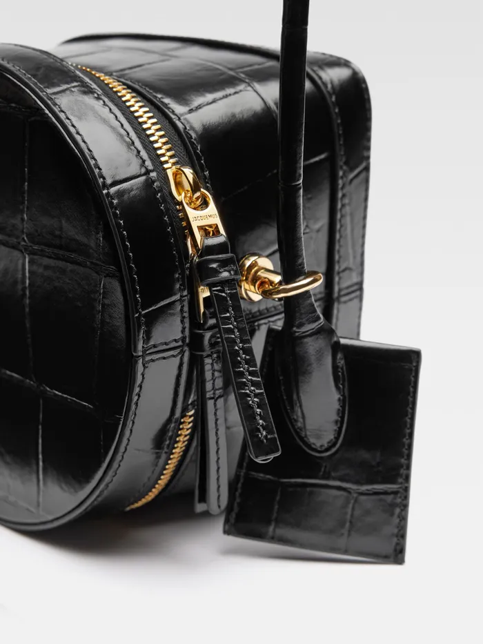 JACQUEMUS Crossbody and Handbags Circular Case Bag Black 8211 Women