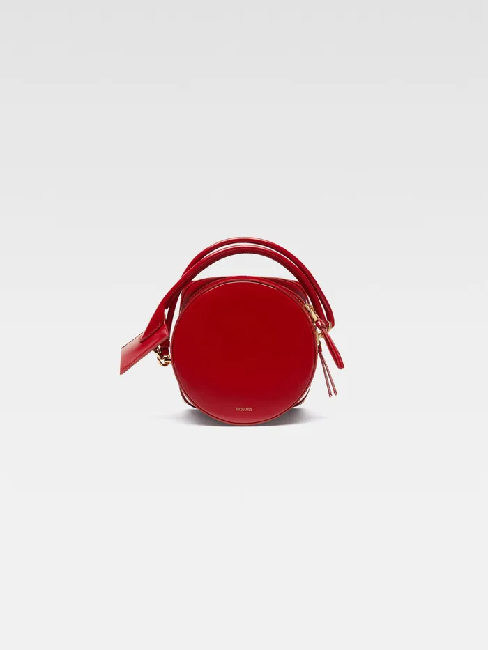 JACQUEMUS Crossbody and Handbags Circular Case Bag Dark Red 8211 Women