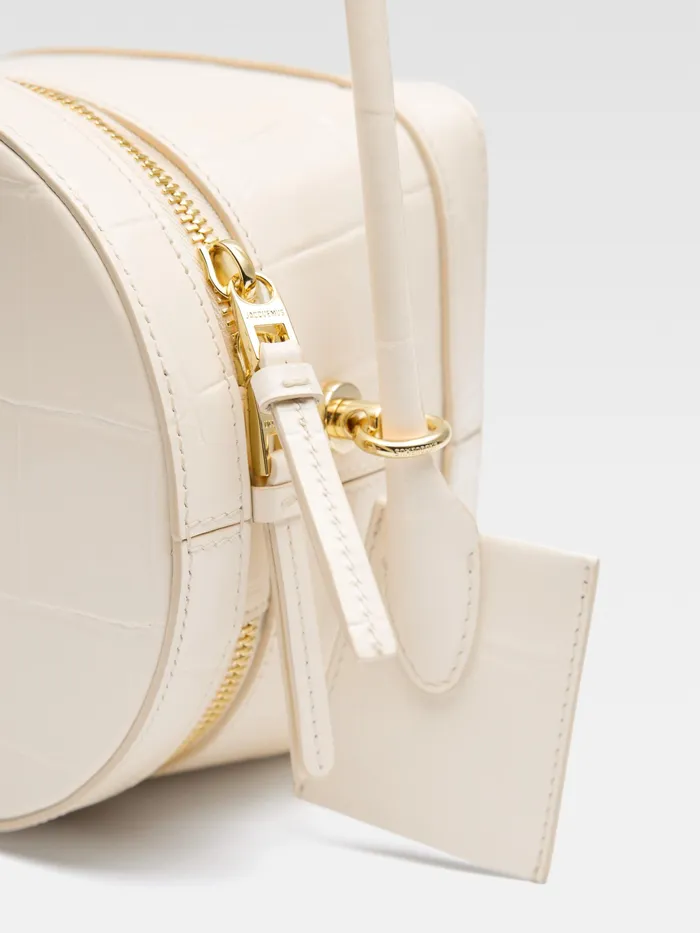 JACQUEMUS Crossbody and Handbags Circular Case Bag Light Ivory 8211 Women