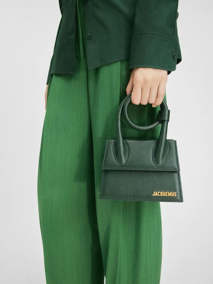JACQUEMUS Crossbody and Handbags Coiled Handbag Dark Green 8211 Women