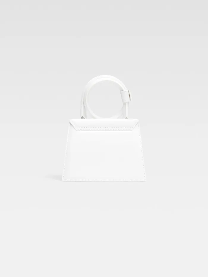 JACQUEMUS Crossbody and Handbags Coiled Leather Handbag White 8211 Women