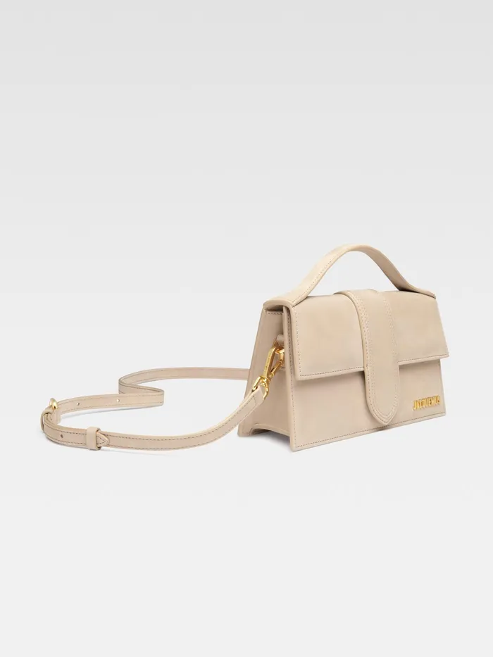 JACQUEMUS Crossbody and Handbags Crossbody Flap Bag Dark Beige 8211 Women