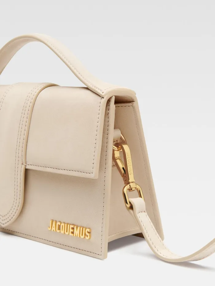 JACQUEMUS Crossbody and Handbags Crossbody Flap Bag Dark Beige 8211 Women