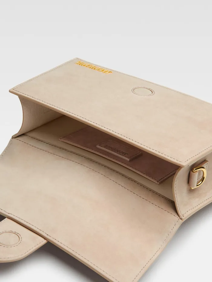 JACQUEMUS Crossbody and Handbags Crossbody Flap Bag Dark Beige 8211 Women