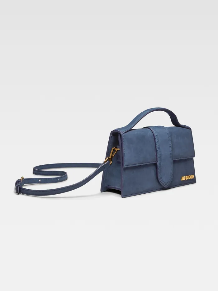 JACQUEMUS Crossbody and Handbags Crossbody Flap Bag Dark Navy 8211 Women