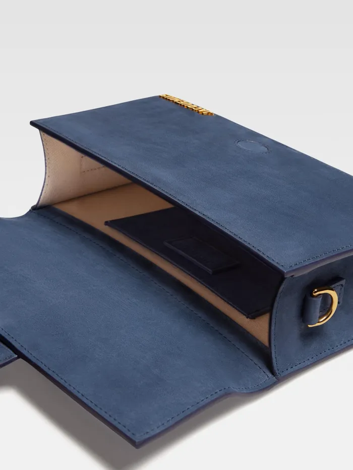 JACQUEMUS Crossbody and Handbags Crossbody Flap Bag Dark Navy 8211 Women