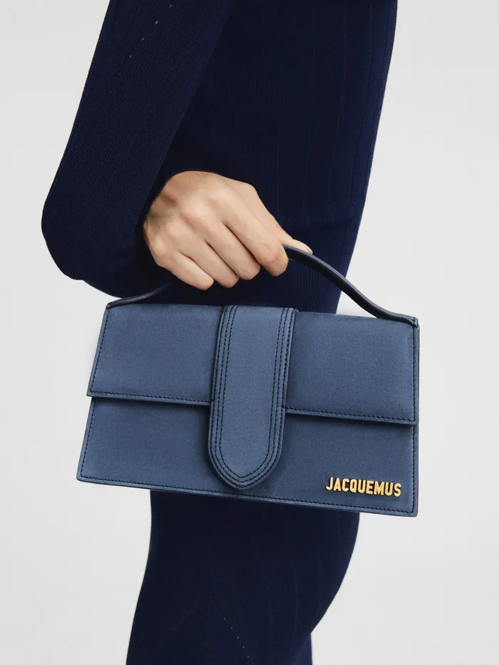 JACQUEMUS Crossbody and Handbags Crossbody Flap Bag Dark Navy 8211 Women