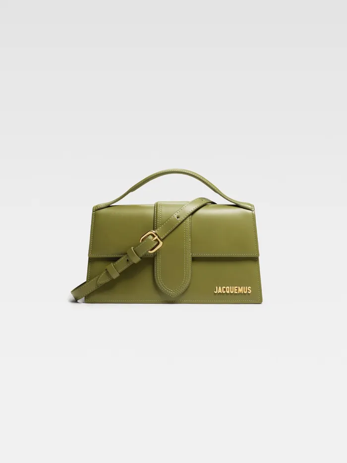 JACQUEMUS Crossbody and Handbags Crossbody Flap Bag Khaki 8211 Women