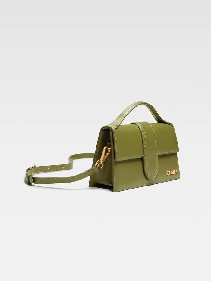 JACQUEMUS Crossbody and Handbags Crossbody Flap Bag Khaki 8211 Women