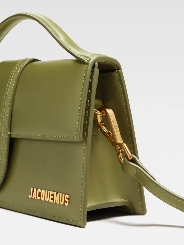 JACQUEMUS Crossbody and Handbags Crossbody Flap Bag Khaki 8211 Women