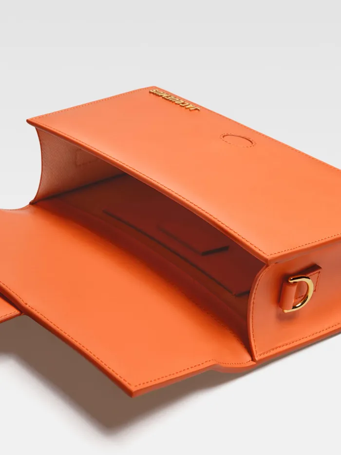 JACQUEMUS Crossbody and Handbags Crossbody Flap Bag Orange 8211 Women