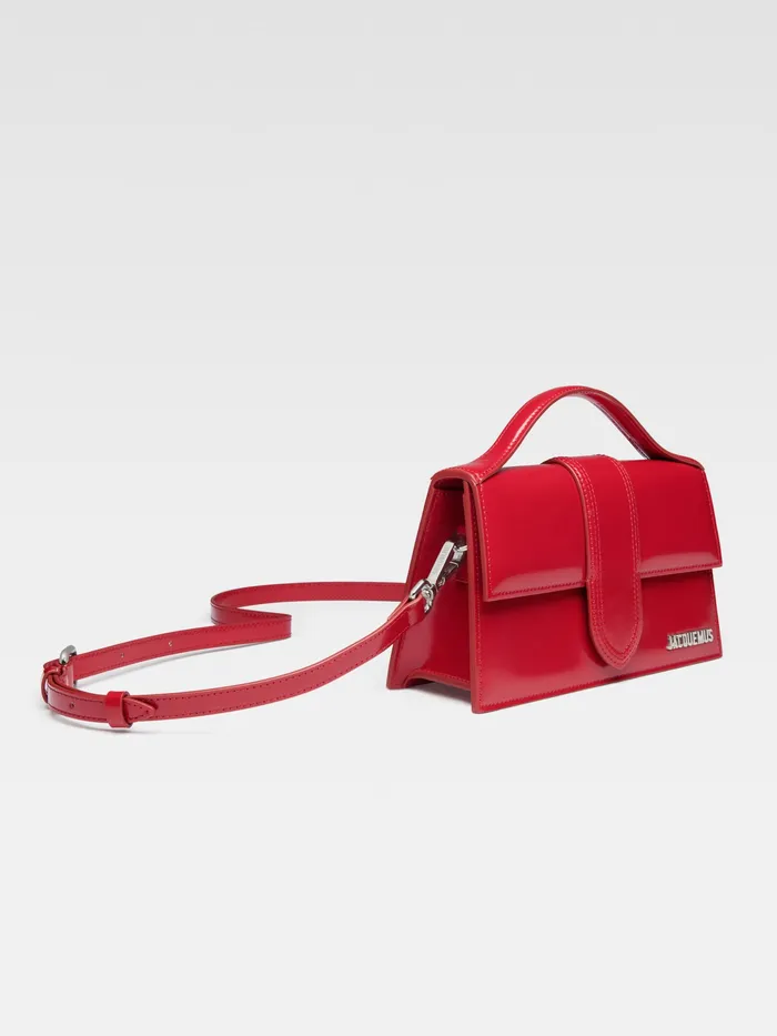 JACQUEMUS Crossbody and Handbags Crossbody Flap Bag Red 8211 Women