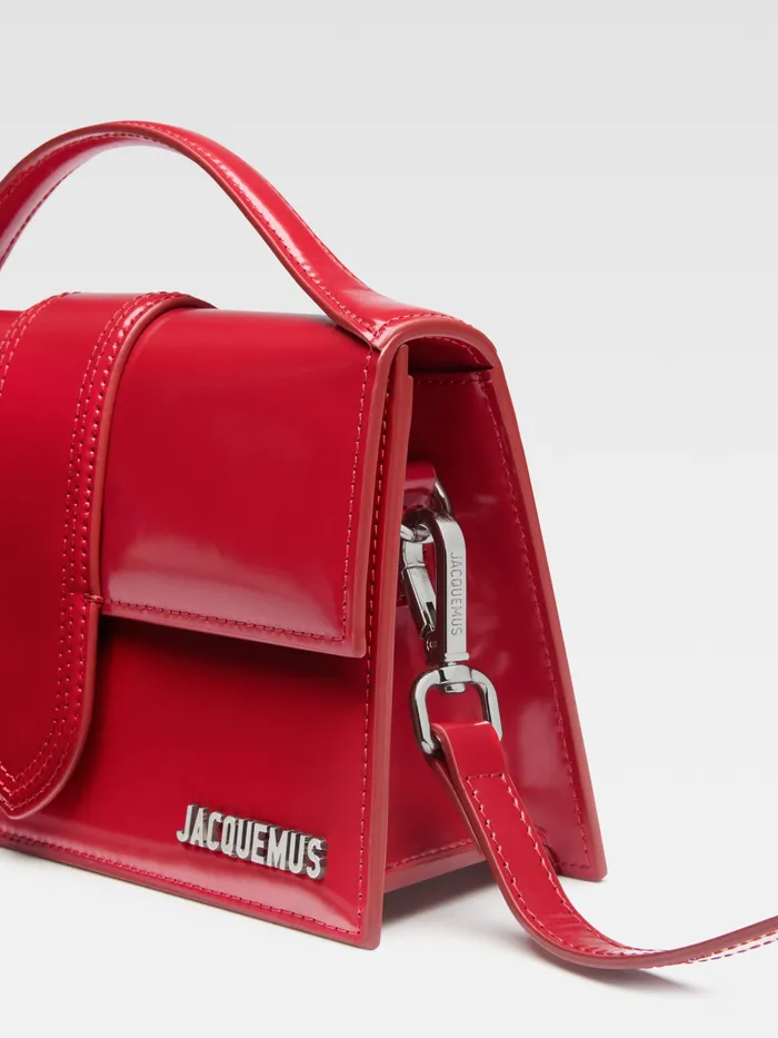 JACQUEMUS Crossbody and Handbags Crossbody Flap Bag Red 8211 Women