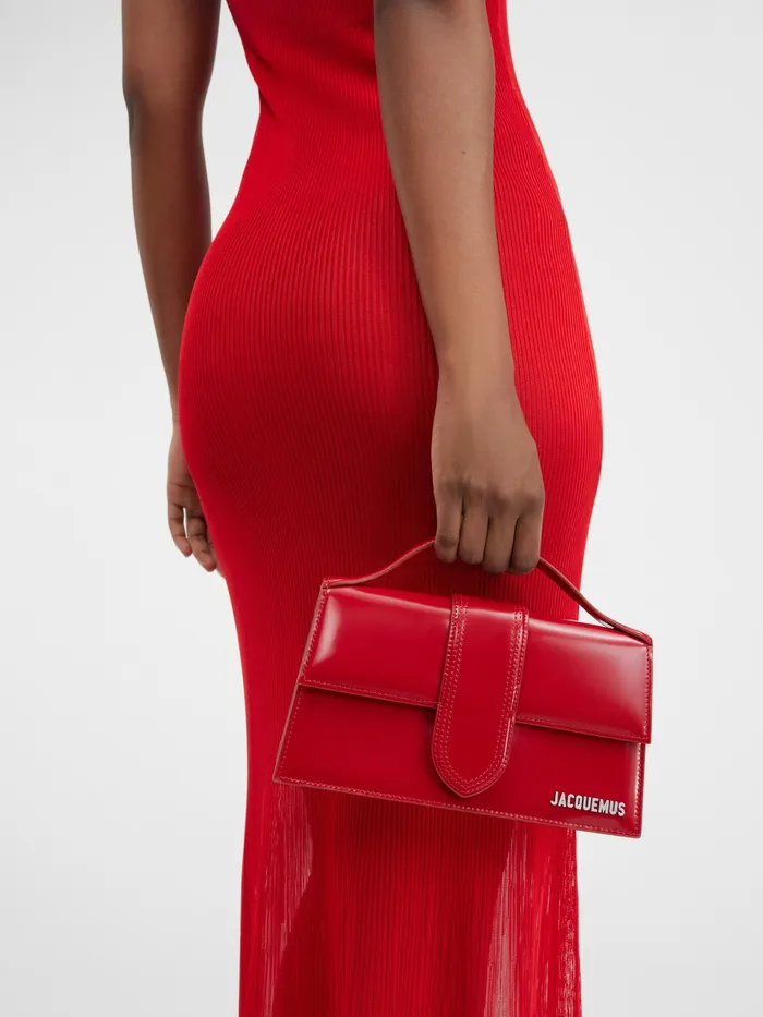 JACQUEMUS Crossbody and Handbags Crossbody Flap Bag Red 8211 Women