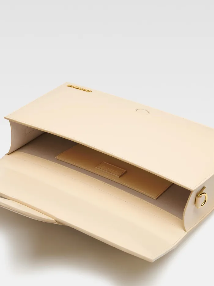 JACQUEMUS Crossbody and Handbags Flap Bag Ivory 8211 Women