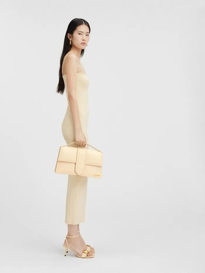 JACQUEMUS Crossbody and Handbags Flap Bag Ivory 8211 Women