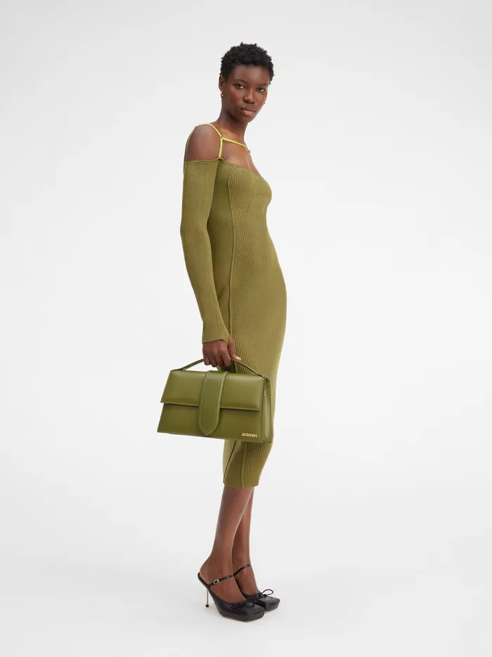 JACQUEMUS Crossbody and Handbags Flap Bag Khaki 8211 Women
