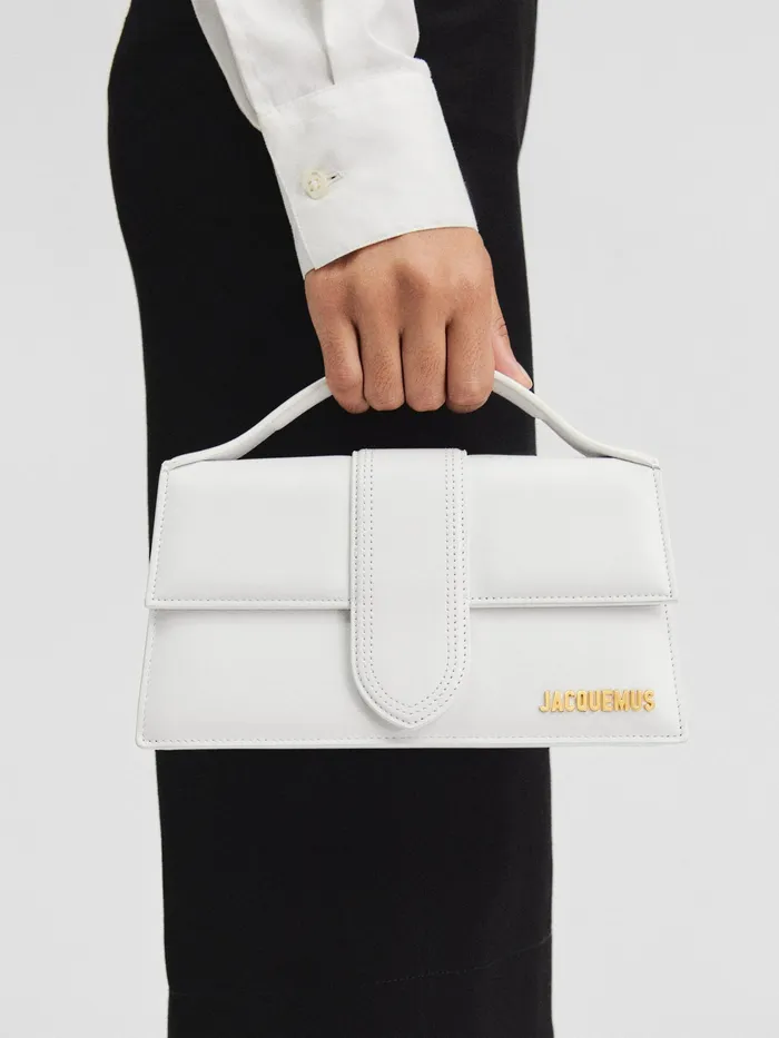 JACQUEMUS Crossbody and Handbags Handbag With Adjustable Crossbody Strap White 8211 Women
