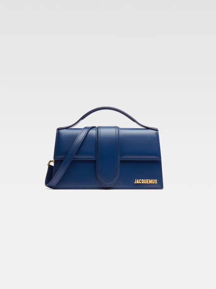 JACQUEMUS Crossbody and Handbags Large Flap Bag Dark Navy 8211 Women