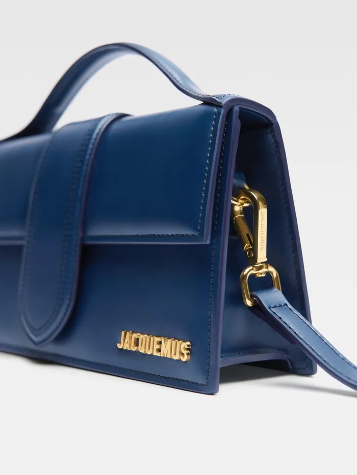 JACQUEMUS Crossbody and Handbags Large Flap Bag Dark Navy 8211 Women
