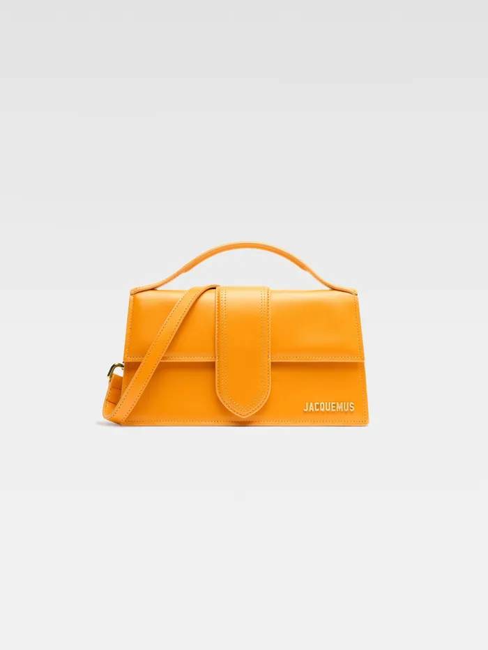 JACQUEMUS Crossbody and Handbags Large Flap Bag Dark Orange 8211 Women