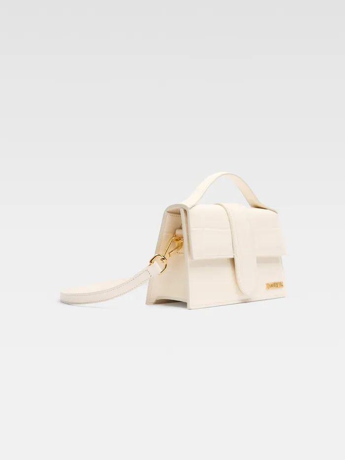 JACQUEMUS Crossbody and Handbags Large Flap Bag Light Ivory 8211 Women