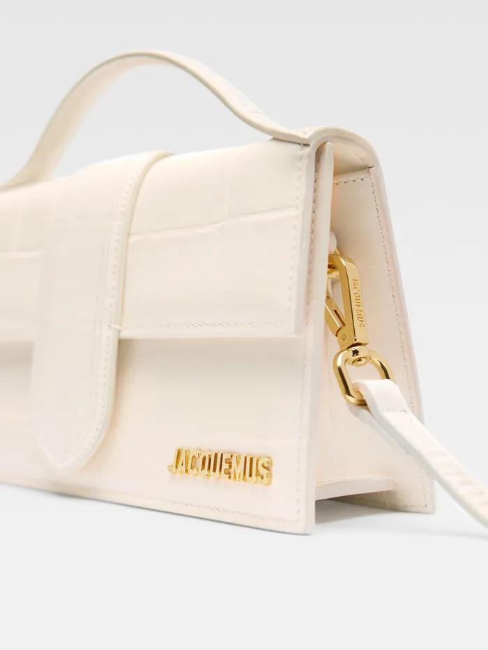 JACQUEMUS Crossbody and Handbags Large Flap Bag Light Ivory 8211 Women