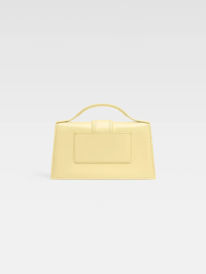 JACQUEMUS Crossbody and Handbags Large Flap Bag Pale Yellow 8211 Women