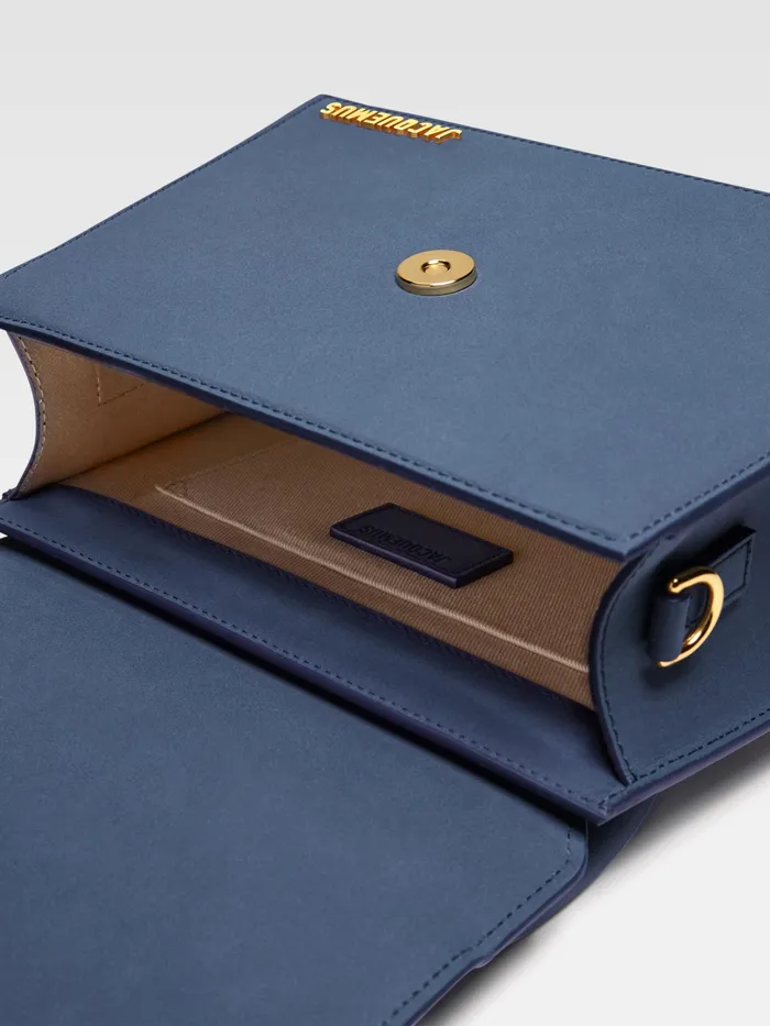 JACQUEMUS Crossbody and Handbags Large Signature Handbag Dark Navy 8211 Women