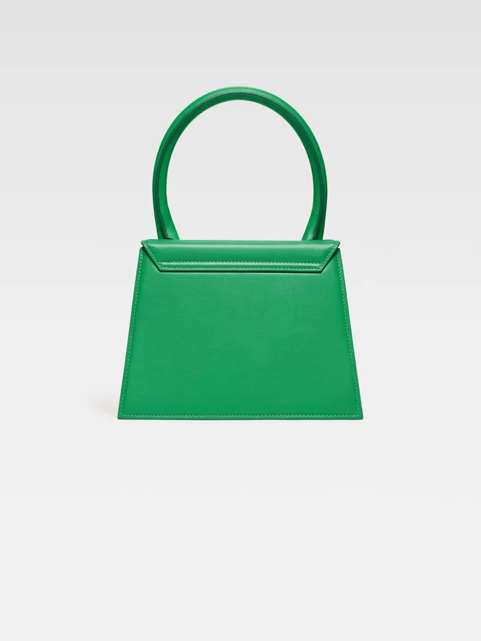 JACQUEMUS Crossbody and Handbags Large Signature Handbag Green 8211 Women