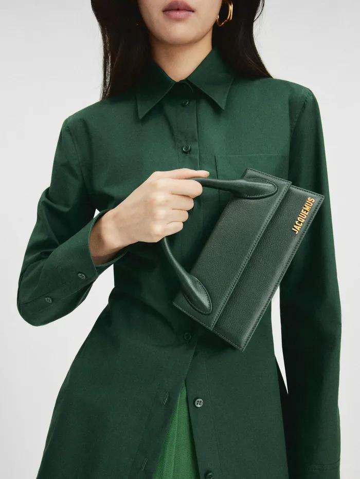 JACQUEMUS Crossbody and Handbags Long Handbag Dark Green 8211 Women