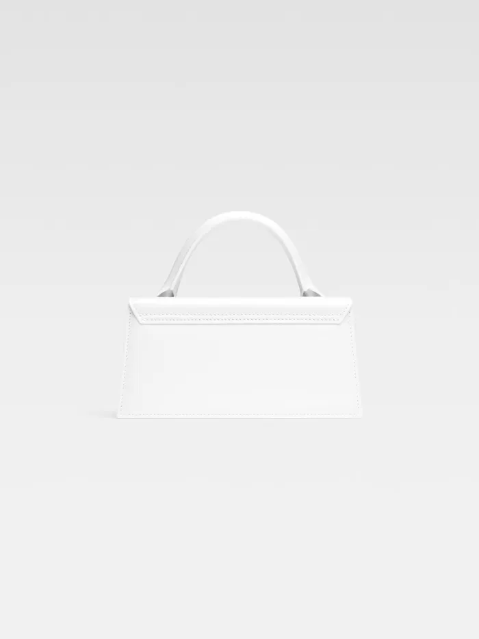 JACQUEMUS Crossbody and Handbags Long Leather Handbag White 8211 Women