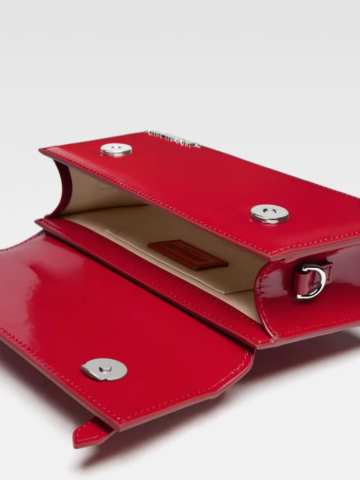 JACQUEMUS Crossbody and Handbags Long Signature Buckled Handbag Red 8211 Women