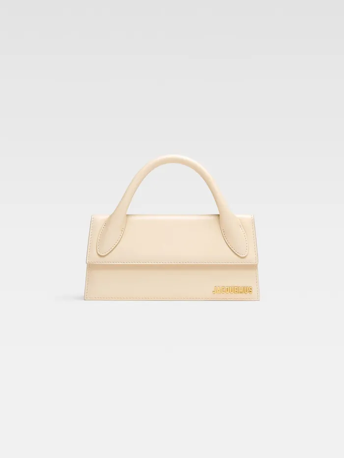 JACQUEMUS Crossbody and Handbags Long Signature Handbag Ivory 8211 Women