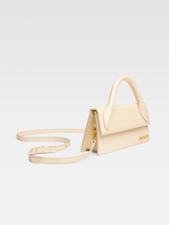 JACQUEMUS Crossbody and Handbags Long Signature Handbag Ivory 8211 Women