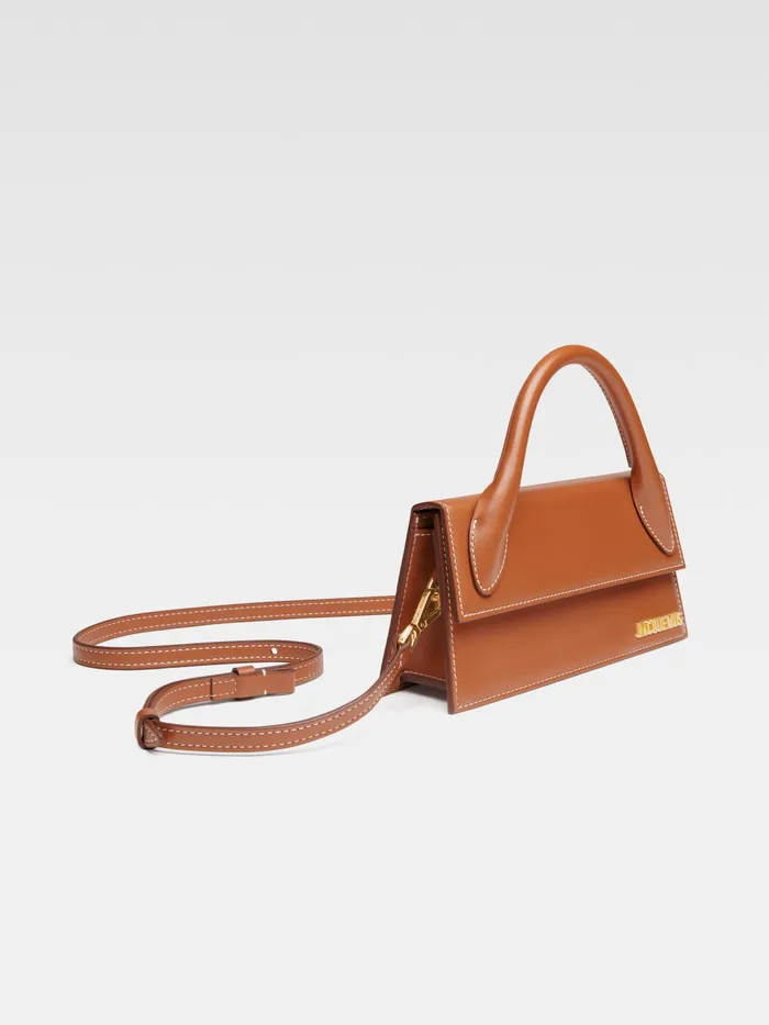 JACQUEMUS Crossbody and Handbags Long Signature Handbag Light Brown 8211 Women